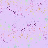 Tula Pink True Colors Fairy Dust Lavender Swallows Spots Stars Cotton Fabric