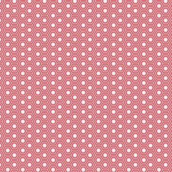 Tula Pink True Colors Hexy Flamingo Hexagon Spot Cotton Fabric