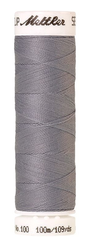 Mettler Seralon 100m Universal Sewing Thread 1462 Silvery Grey