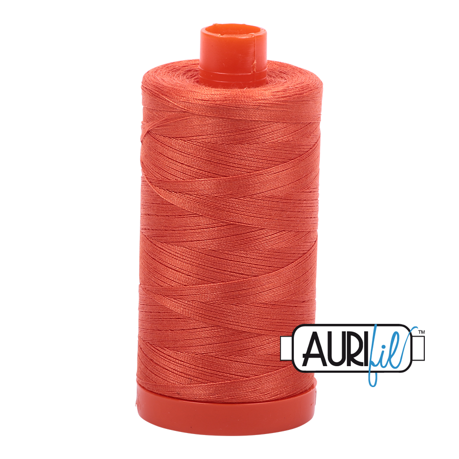 Aurifil 80wt Cotton Thread Large Spool 1300m 1154 Dusty Orange