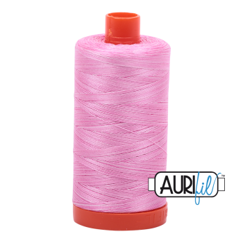 Aurifil 50wt Variegated Cotton Thread Large Spool 1300m 3660 Bubblegum