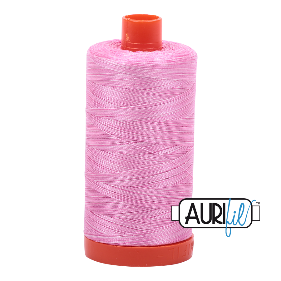 Aurifil 80wt Cotton Thread Large Spool 1300m 3660 Bubblegum