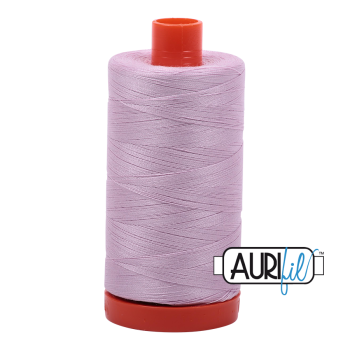 Aurifil 50wt Cotton Thread Large Spool 1300m 2510 Light Lilac