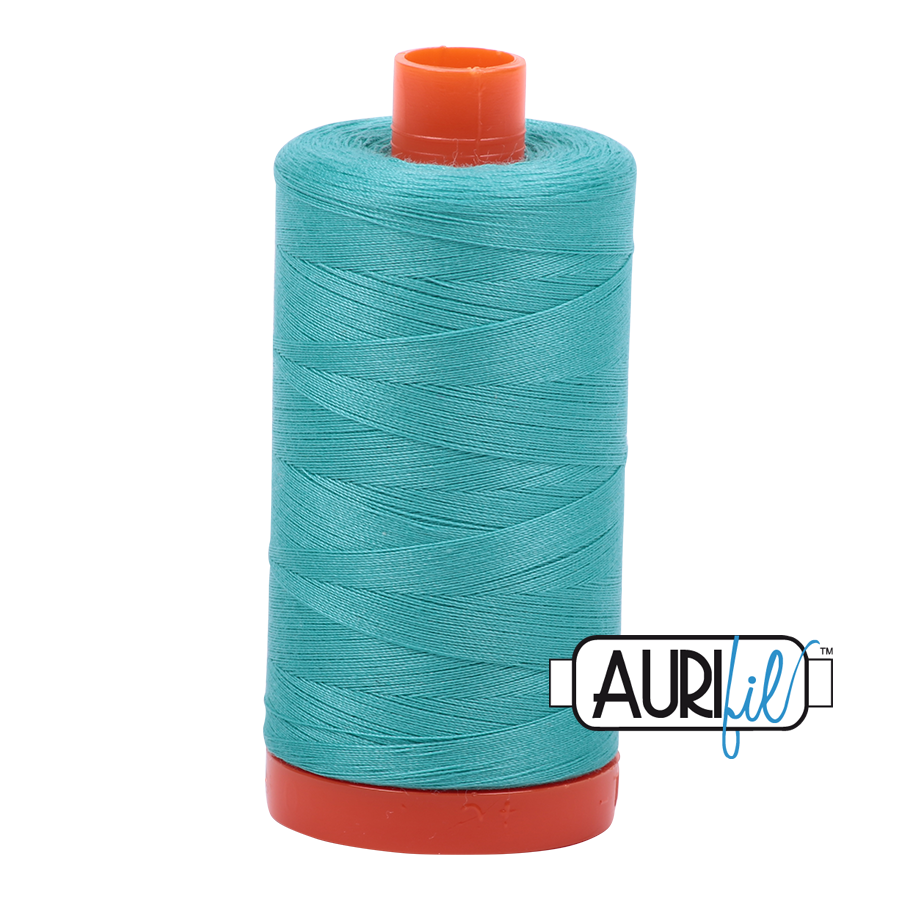 Aurifil 80wt Cotton Thread Large Spool 1300m 1148 Light Jade