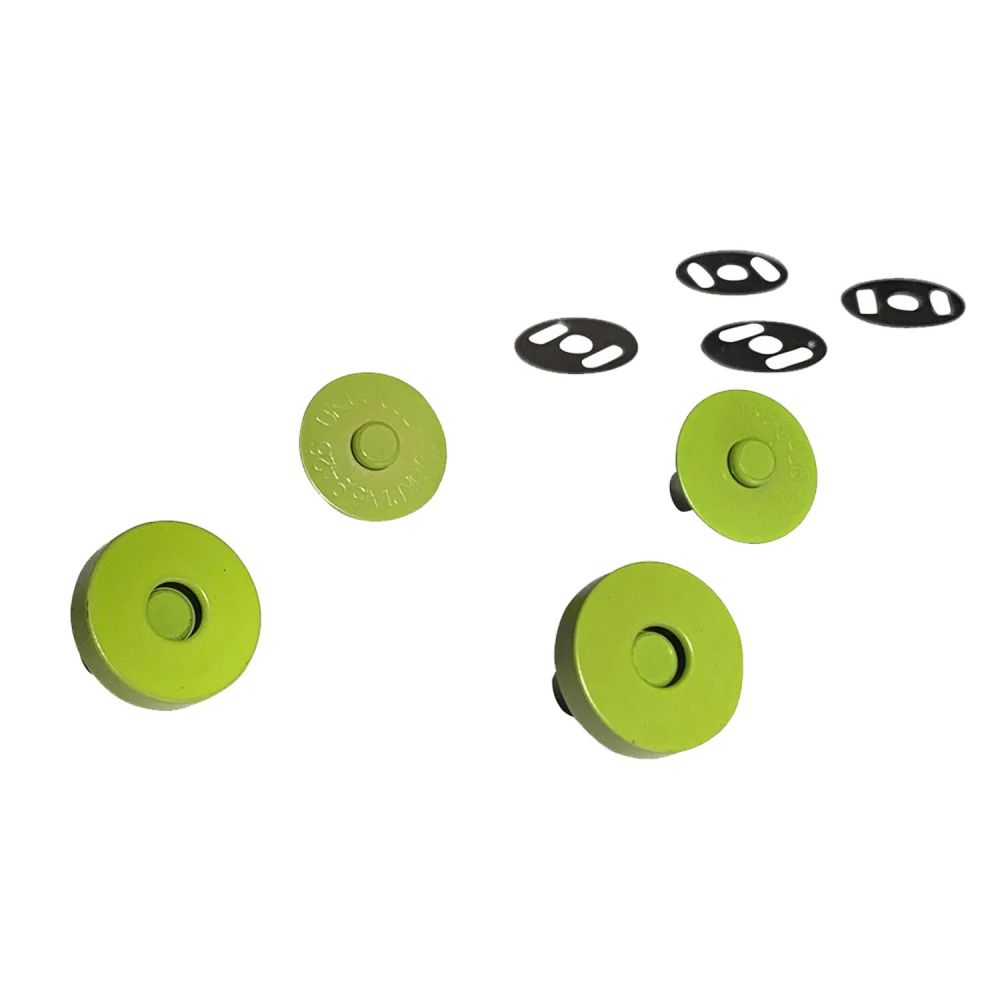 Sassafras Lane Colourful Magnetic Snaps Hardware Lime for Bag and Purse Mak