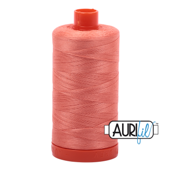 Aurifil 50wt Cotton Thread Large Spool 1300m 2220 Light Salmon