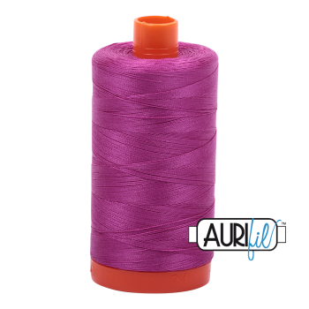 Aurifil 50wt Cotton Thread Large Spool 1300m 2535 Magenta
