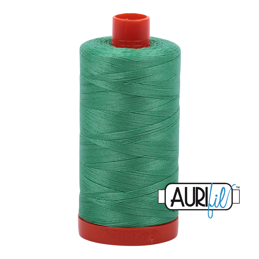 Aurifil 50wt Cotton Thread Large Spool 1300m 2860 Light Emerald