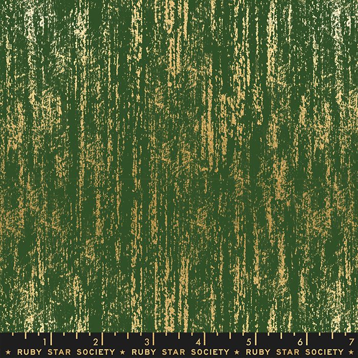 Tiger Fly Brushed Sarah Green Metallic Gold Texture Ruby Star Society Sarah