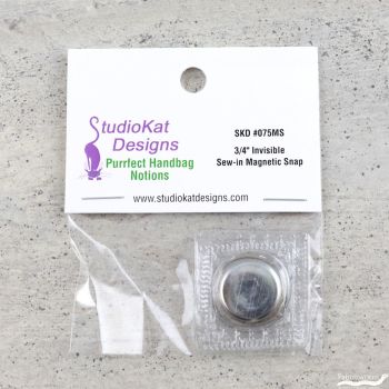 Invisible Sew-In Magnetic Snaps by Studio Kat Designs Hardware for Bag and Purse Making - Set of 1