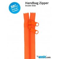 By Annie 30" Handbag Zipper Double Slide Pumpkin Zip
