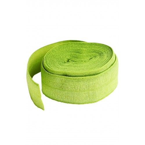 By Annie 3/4 inch 20mm Fold-Over Elastic Apple Green - 2 yards