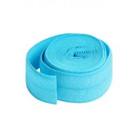 By Annie 3/4 inch 20mm Fold-Over Elastic Parrot Blue - 2 yards