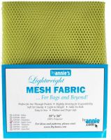 By Annie Lightweight Mesh Fabric Apple Green 18 in x 54 in 
