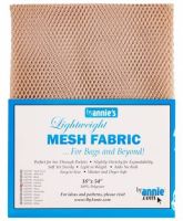 By Annie Lightweight Mesh Fabric Natural 18 in x 54 in