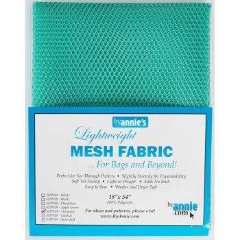 By Annie Lightweight Mesh Fabric Turquoise 18 in x 54 in