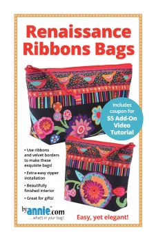 By Annie Renaissance Ribbons Bags Pattern