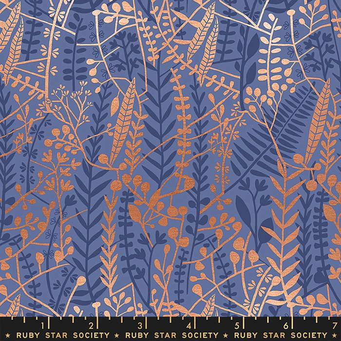 Airflow Floral Tapis Twilight Metallic Botanical Ruby Star Society Sasha Ig