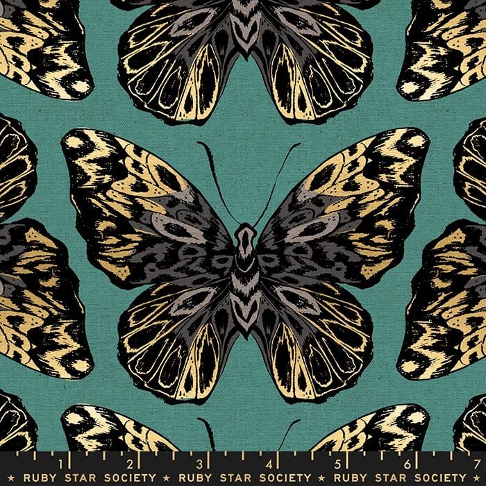 Tiger Fly Queen Aqua Butterfly Metallic Gold Butterflies Ruby Star Society
