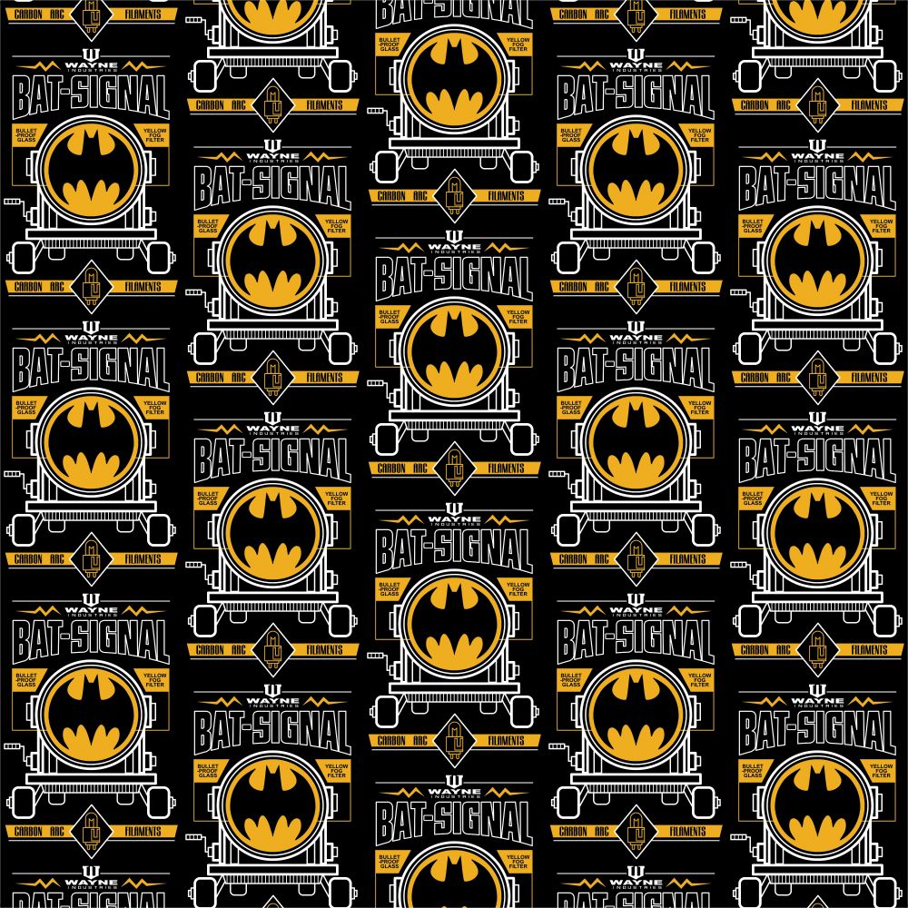 DC Batman 80th Anniversary Batman Bat Signal Logo Emblem Comics Black Super