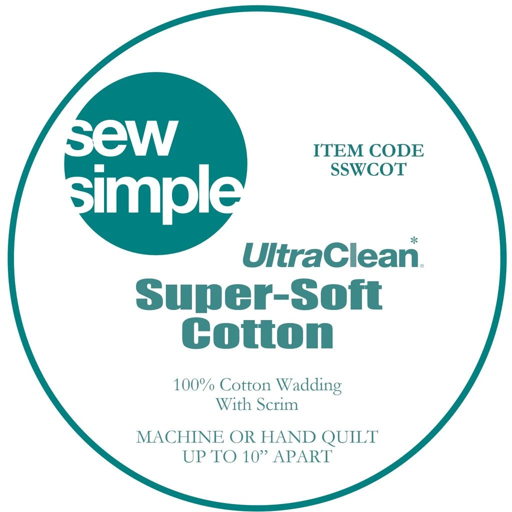 Sew Simple Super-Soft 100% Cotton Wadding Quilt Batting 90