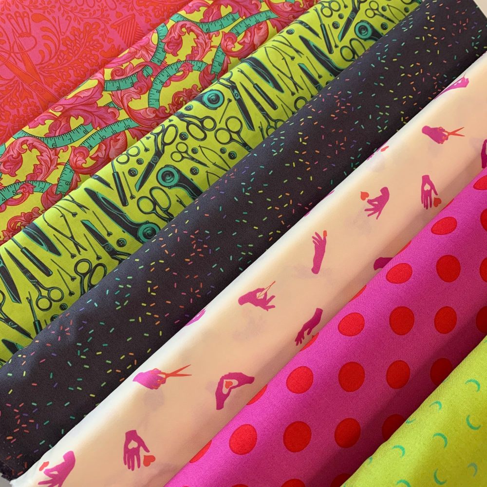GillyMac Designs Virtual Retreat Fabric Kit - Tula Pink HomeMade Morning