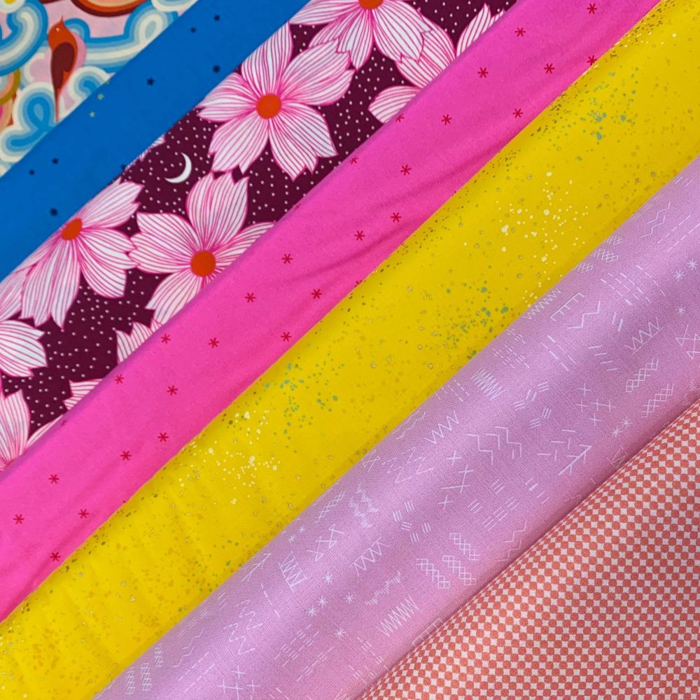 GillyMac Designs Virtual Retreat Fabric Kit - Ruby Star Society Social