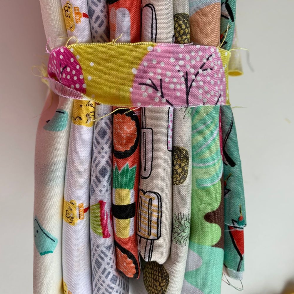 DESTASH DAILY DEALS Bundle Foodie Cotton Fabric Stash Stack