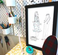 UK EXCLUSIVE Jasika Nicole "Sew Good" Sewist Maker Sewing Illustration 11" x 17"