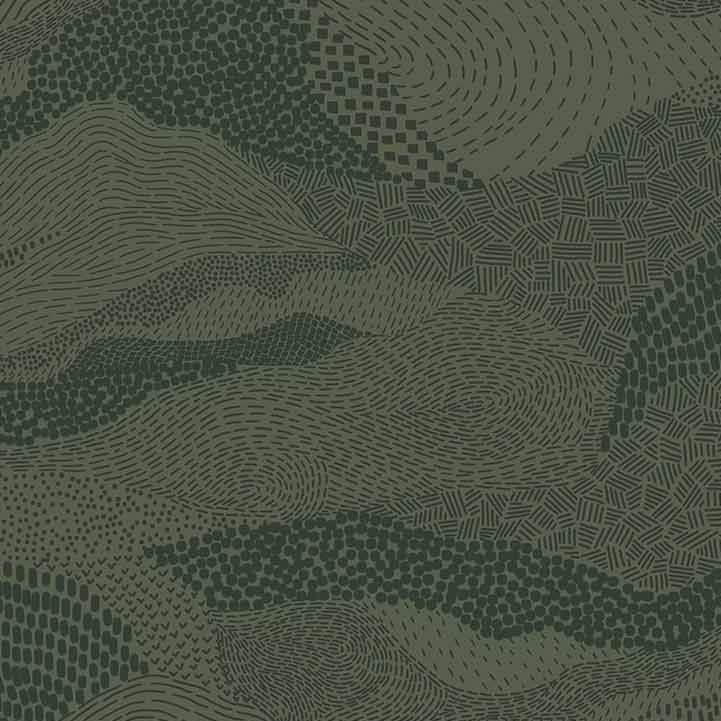 Figo Basics Elements Green Blender Coordinate Texture Cotton Fabric