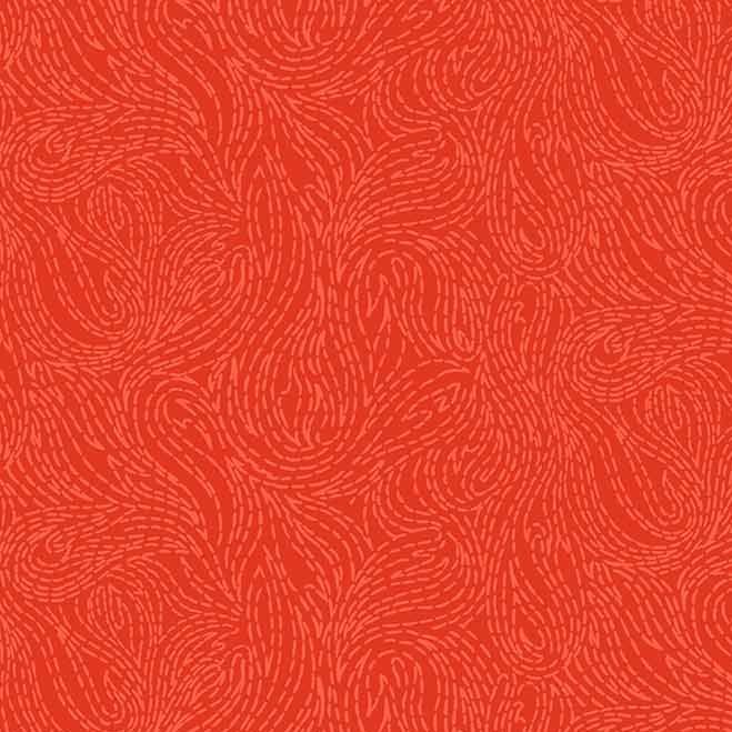 Figo Basics Elements Fire Red Orange Blender Coordinate Texture Cotton Fabr