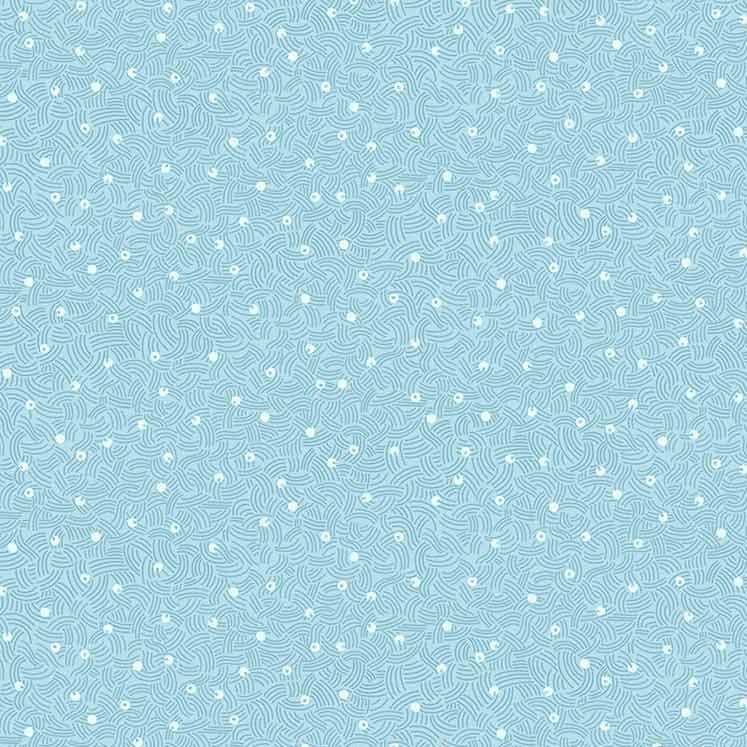 Figo Basics Elements Air Blue Blender Coordinate Texture Cotton Fabric