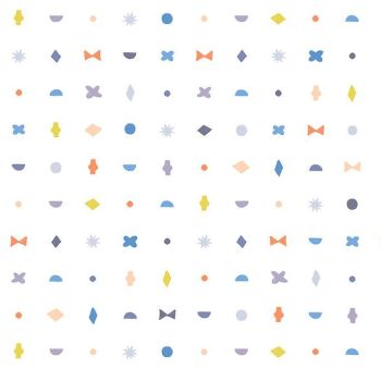 Figo DIY Stamps Geometric Shapes Icons Cotton Fabric