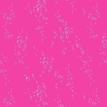 Figo American Road Trip Fizz Bubbles Pink Bubble Cotton Fabric
