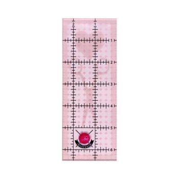 Tula Pink Hardware 2.5" x 6.5" Ruler For Fussy Cutting and Quilting