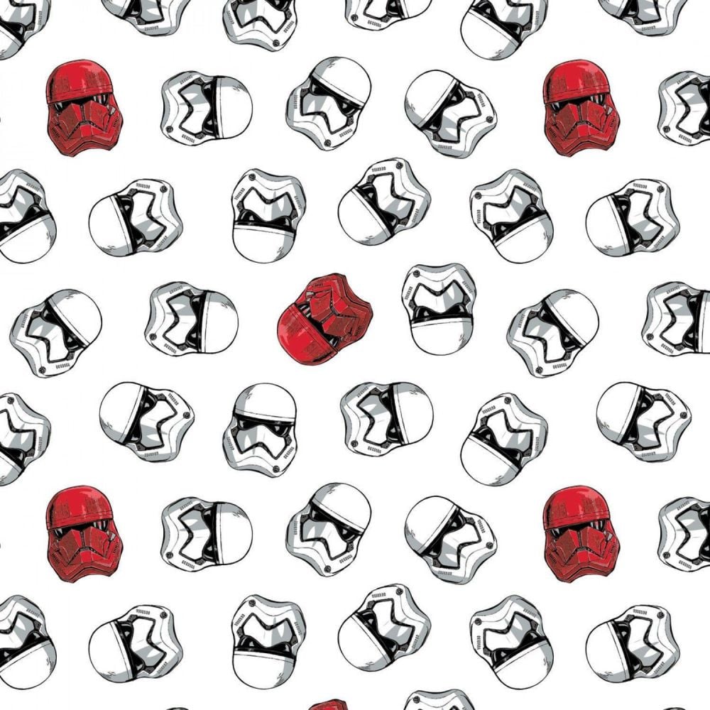 Disney Star Wars Sith and Storm Troopers Black Stormtrooper Cotton Fabric
