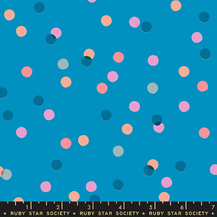 Clementine Spritz Spots Bright Blue Geometric Ruby Star Society Melody Mill