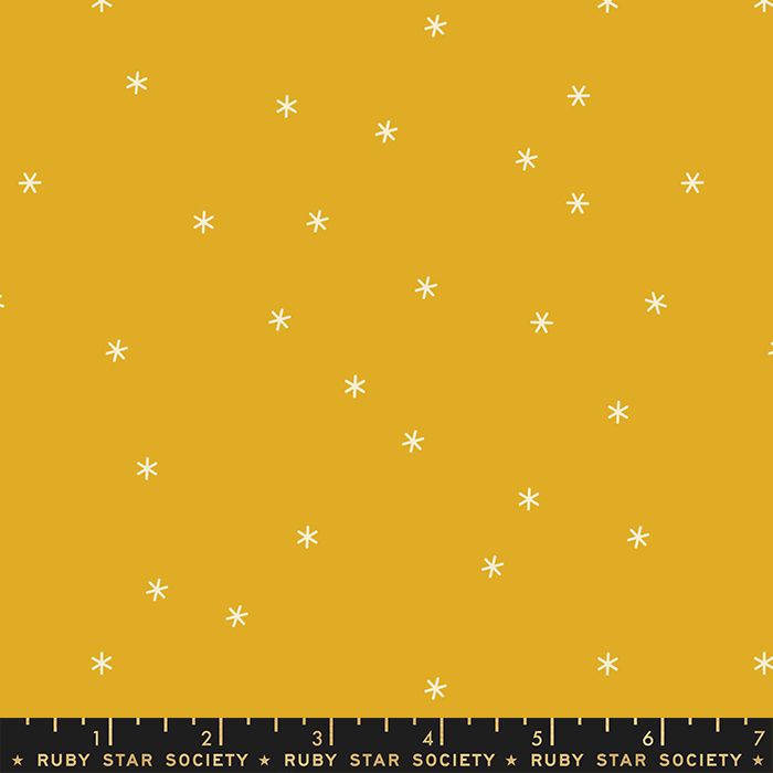 Clementine Spark Goldenrod Star Ruby Star Society Melody Miller Cotton Fabr