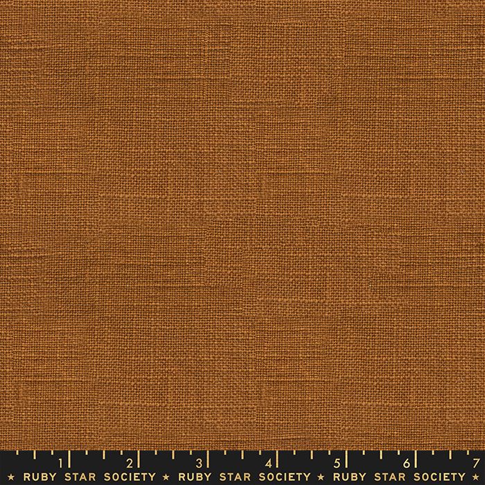 Warp and Weft Wovens Chore Coat Earth Alexia Abegg Ruby Star Society Cotton