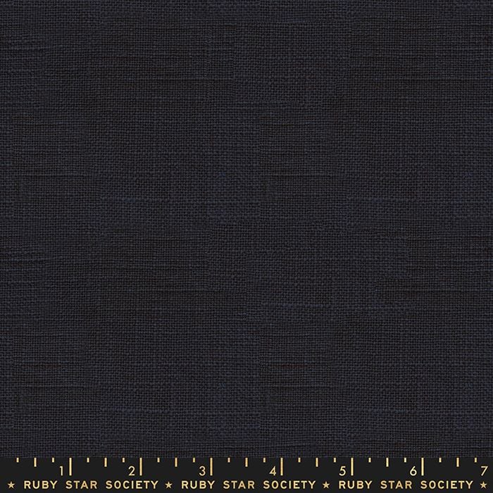 Warp and Weft Wovens Chore Coat Navy Alexia Abegg Ruby Star Society Cotton