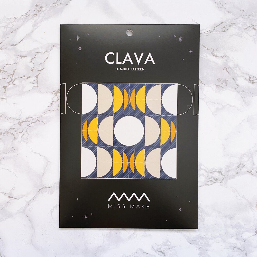 Miss Make Clava Moon Phases Quilt Pattern