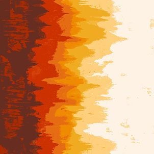 Inferno in Inferno Ombre Graduated Colour Giucy Giuce Cotton Fabric
