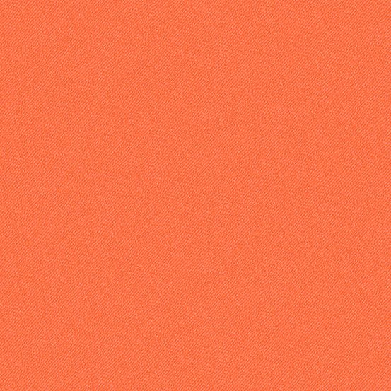 Libs Elliott Phosphor Blaze Orange 9354-O1 Printed Denim Texture Cotton Fab