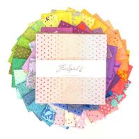 True Colors Tula Pink Charm Pack 42 Precut 10 inch Squares Layer Cake Cotton Fabric Stack