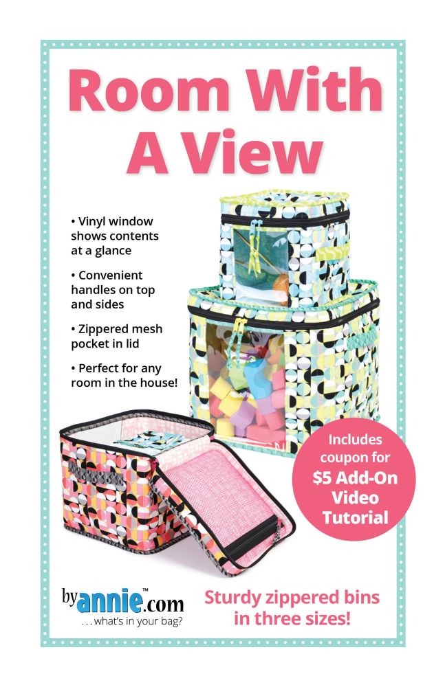 By Annie Room With a View Box Bag Pattern