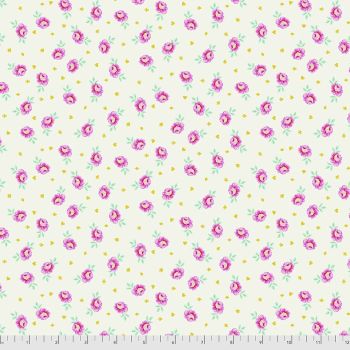 Tula Pink Curiouser and Curiouser Baby Buds Sugar Cotton Fabric