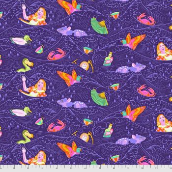 Tula Pink Curiouser and Curiouser Sea of Tears Daydream Cotton Fabric