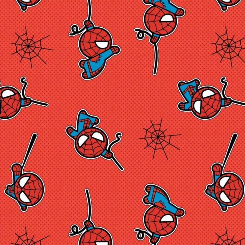 DESTASH 1.7m Marvel Avengers Spider-Man Superhero Kawaii Superheroes Character Cotton Fabric