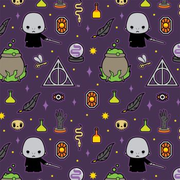 Tissu Coton Camelot Fabrics - Collection Harry Potter Halloween