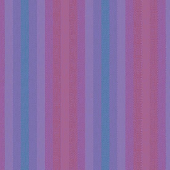 Alison Glass Kaleidoscope Stripes and Plaids Thistle Stripe Shot Woven WV95